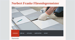 Desktop Screenshot of fliesenleger-franke.de